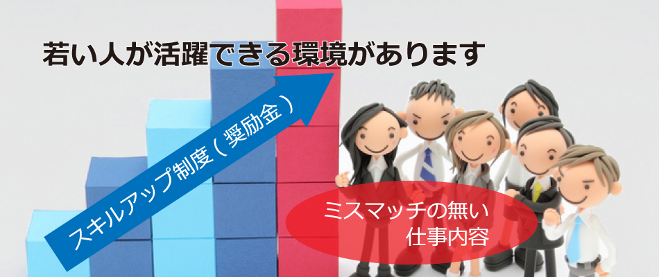 若い人が活躍できる環境が整っている人材派遣の会社です